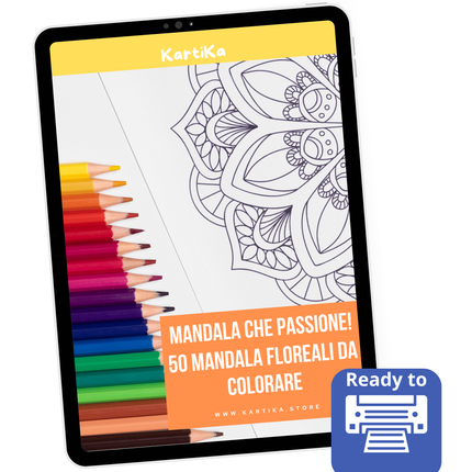 50 Mandala floreali da colorare