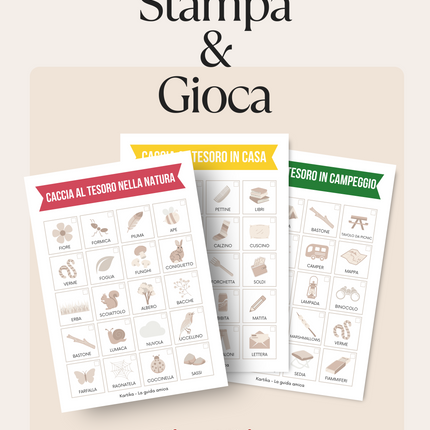 Missione: Caccia al tesoro! - Stampa e gioca
